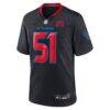 Will Anderson Jr. Houston Texans Nike Alternate 2 25th Season Game Jersey - Navy - Side View