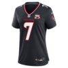 C.J. Stroud Houston Texans Nike Women's Team 25th Season Game Jersey - Navy - Alt1