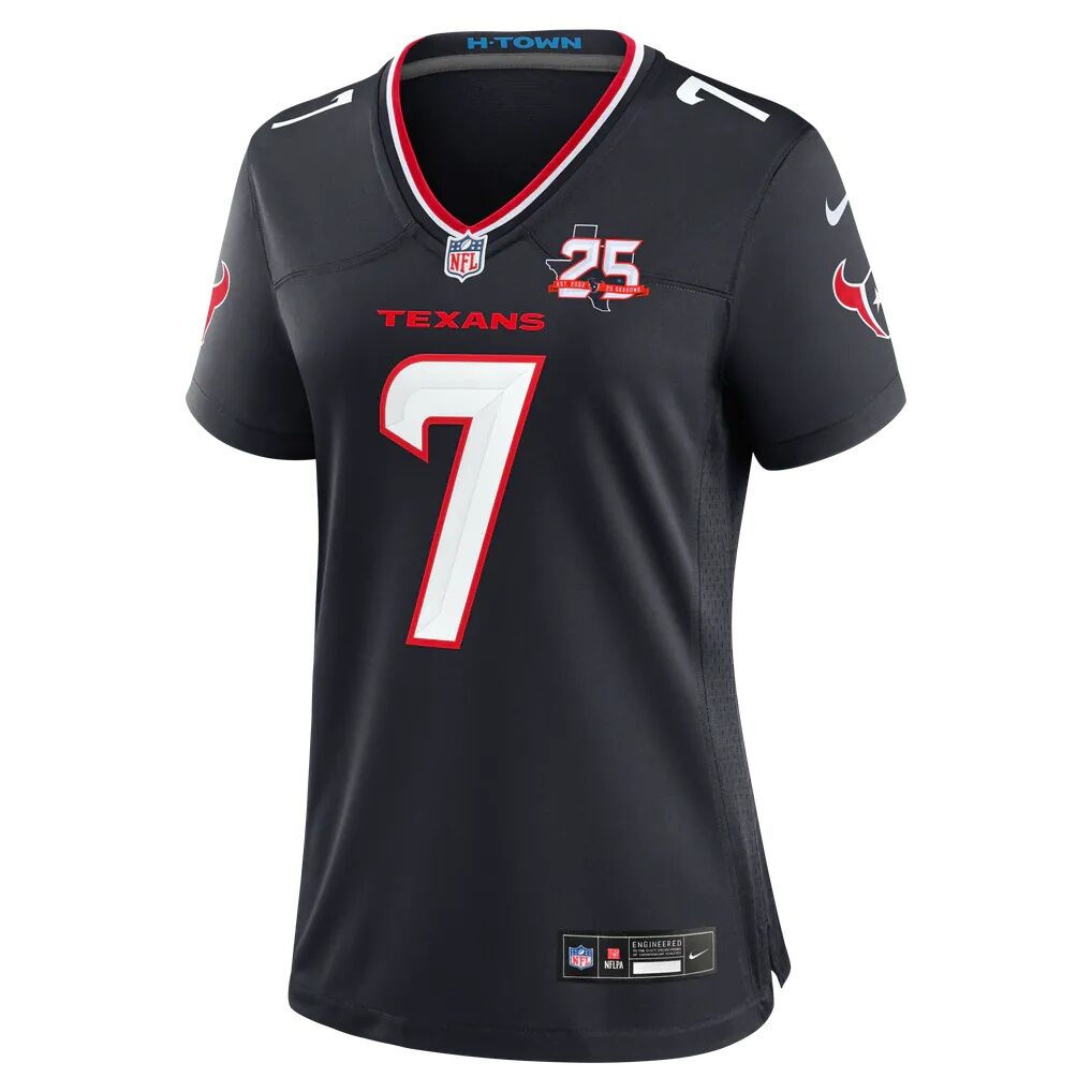 C.J. Stroud Houston Texans Nike Women's Team 25th Season Game Jersey