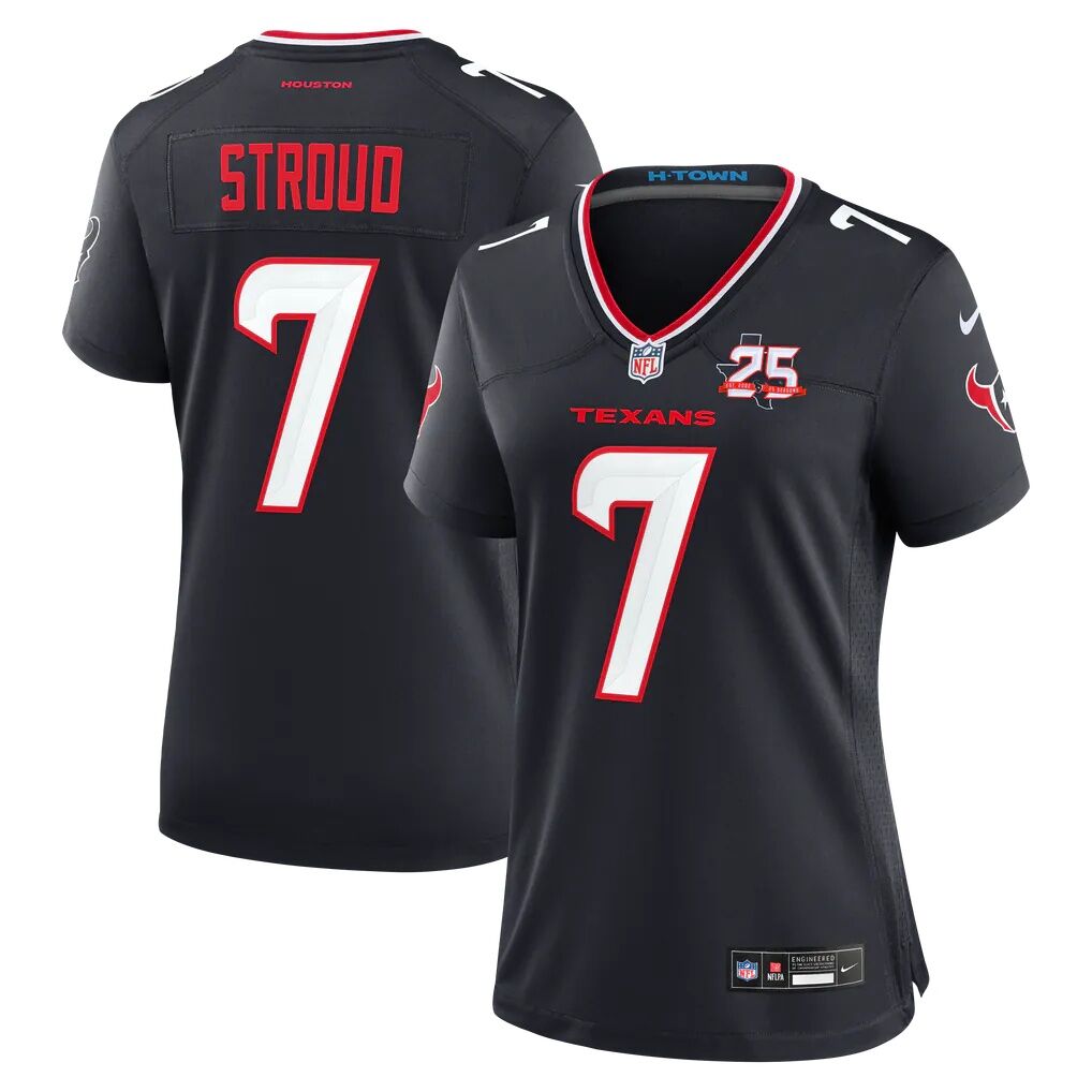 C.J. Stroud Houston Texans Nike Women's Team 25th Season Game Jersey