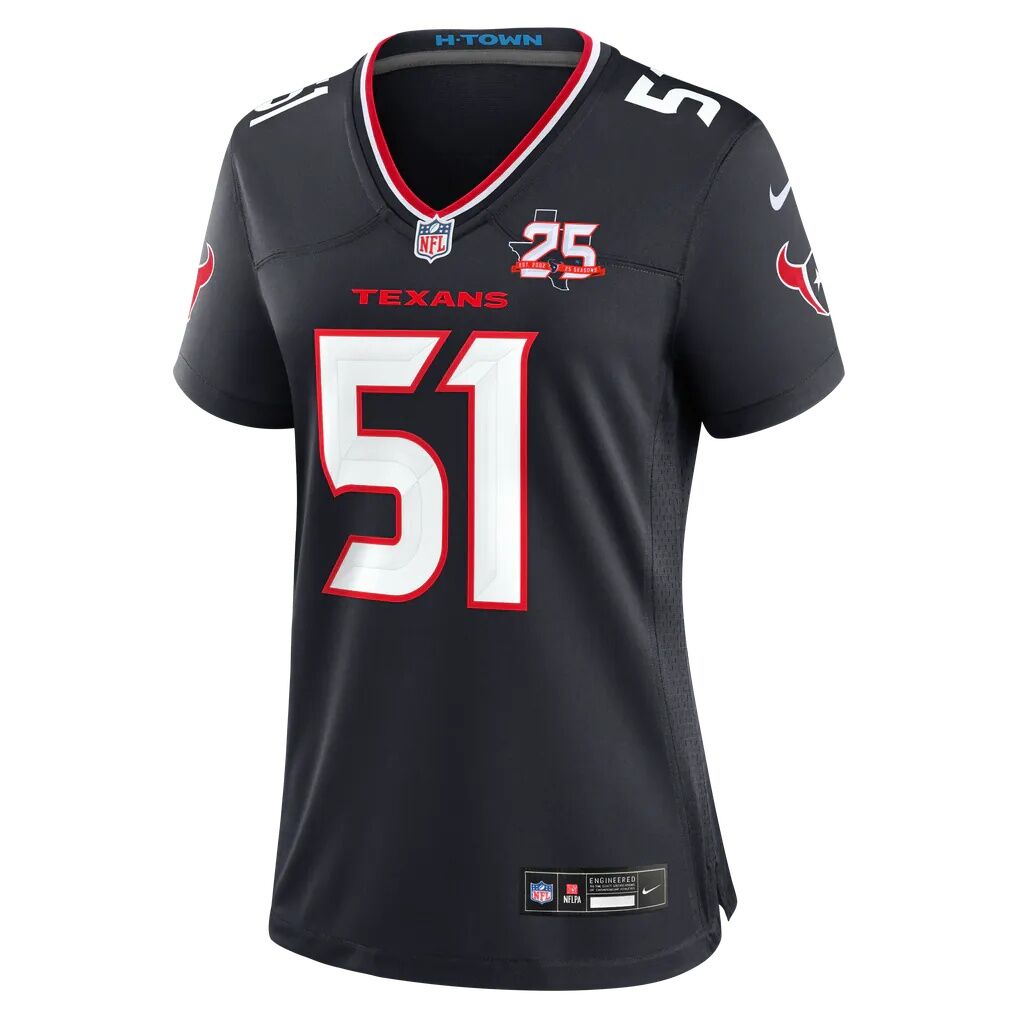 Will Anderson Jr. Houston Texans Nike Women's Team 25th Season Game Jersey
