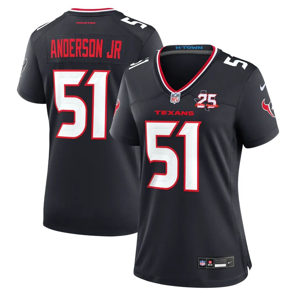 Will Anderson Jr. Houston Texans Nike Women's Team 25th Season Game Jersey
