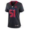 Will Anderson Jr. Houston Texans Nike Women's Alternate 2 25th Season Game Jersey - Navy - Alt1