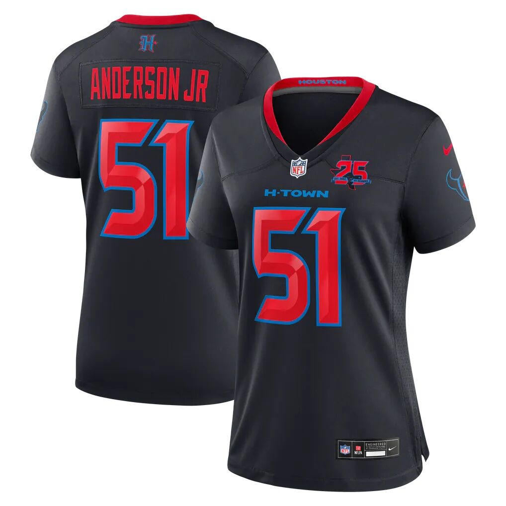 Will Anderson Jr. Houston Texans Nike Women's Alternate 2 25th Season Game Jersey