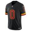 Mike Sainristil Washington Commanders Nike Alternate Vapor F.U.S.E. Stitched Limited Jersey - Black - Side View