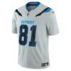 Calvin Johnson Detroit Lions Nike 2026 Rivalries Collection Stitched Limited Jersey - Silver - Back View