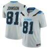 Calvin Johnson Detroit Lions Nike 2026 Rivalries Collection Stitched Limited Jersey - Silver - Front View