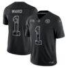 Cameron Ward Tennessee Titans Nike 2026 Salute to Service Stitched Limited Jersey - Black - Front View