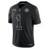 Cameron Ward Tennessee Titans Nike 2026 Salute to Service Stitched Limited Jersey - Black - Side View