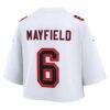 Baker Mayfield Tampa Bay Buccaneers Nike Women's Cropped Fashion Game Jersey - White - Detail View