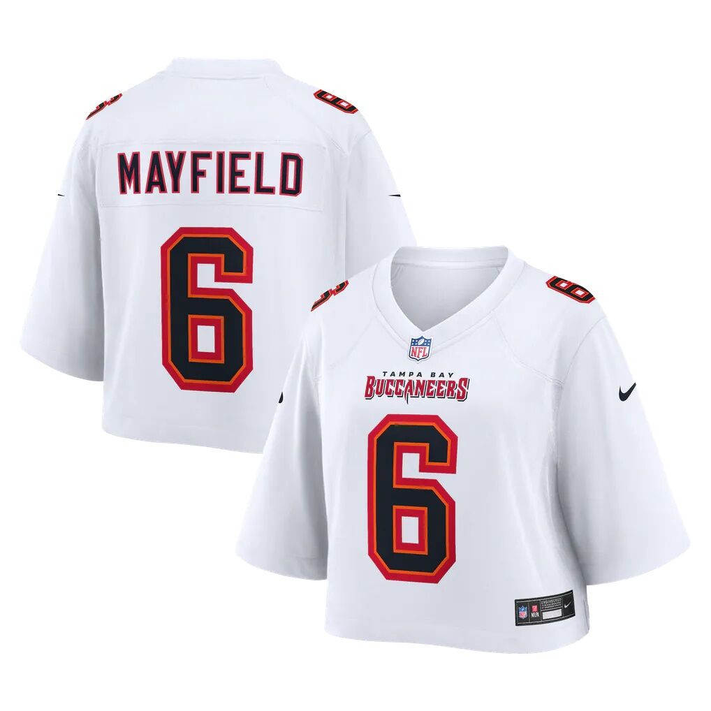 Baker Mayfield Tampa Bay Buccaneers Nike Women's Cropped Fashion Game Jersey