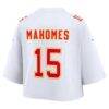 Patrick Mahomes Kansas City Chiefs Nike Women's Cropped Fashion Game Jersey - White - Detail View