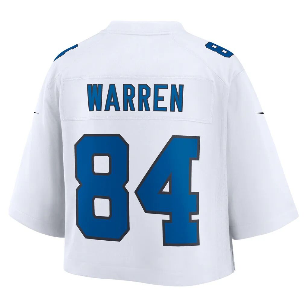 Tyler Warren Indianapolis Colts Nike Women's Cropped Fashion Game Jersey