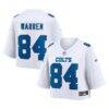 Tyler Warren Indianapolis Colts Nike Women's Cropped Fashion Game Jersey - White - Front View