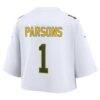 Micah Parsons Green Bay Packers Nike Women's Cropped Fashion Game Jersey - White - Detail View