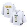 Micah Parsons Green Bay Packers Nike Women's Cropped Fashion Game Jersey - White - Front View