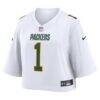 Micah Parsons Green Bay Packers Nike Women's Cropped Fashion Game Jersey - White - Side View