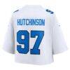 Aidan Hutchinson Detroit Lions Nike Women's Cropped Fashion Game Jersey - White - Alt1