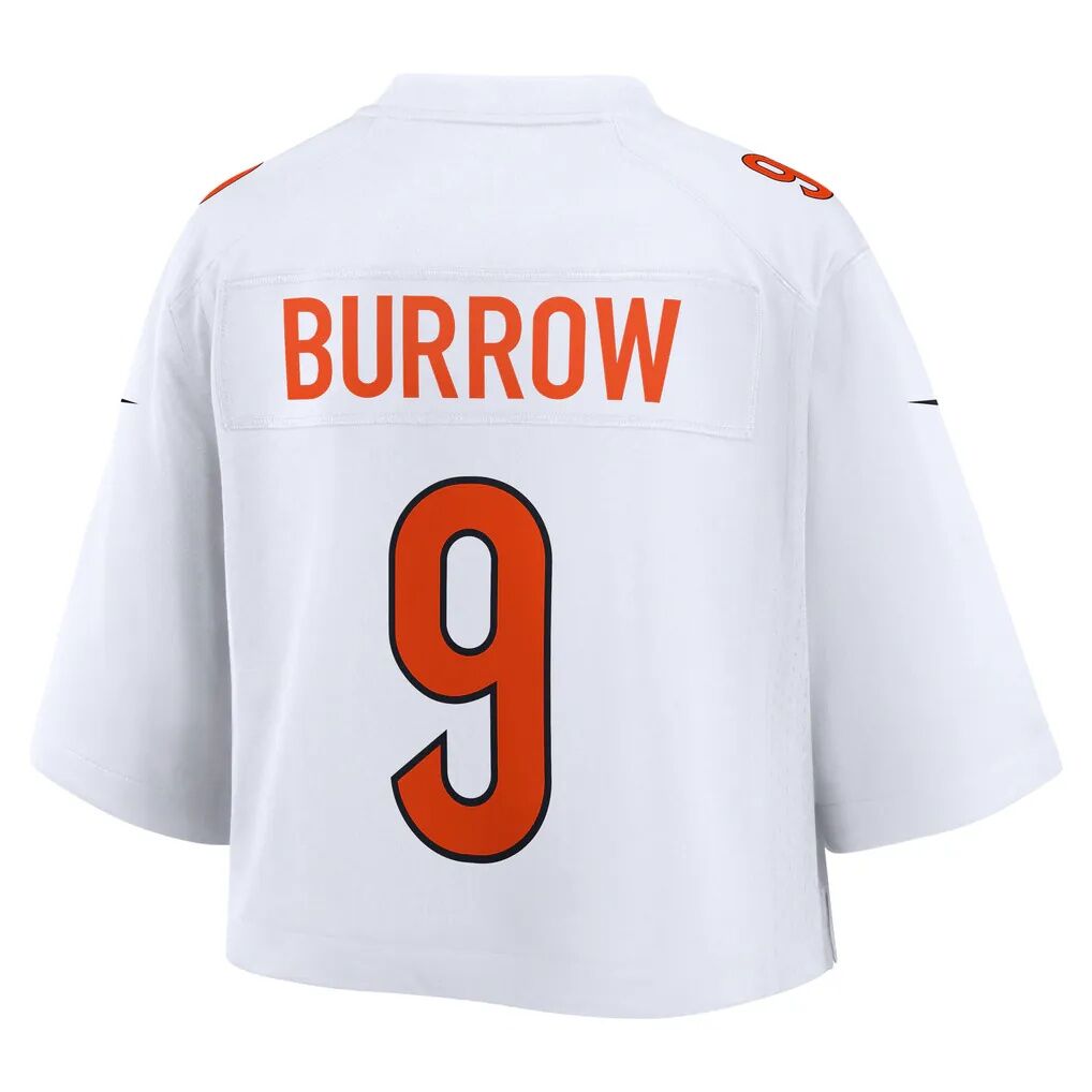 Joe Burrow Cincinnati Bengals Nike Women's Cropped Fashion Game Jersey