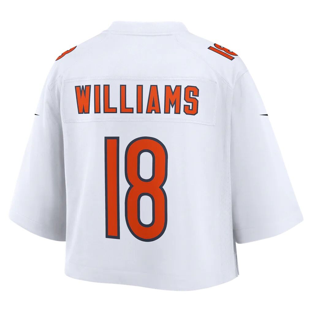 Caleb Williams Chicago Bears Nike Women's Cropped Fashion Game Jersey
