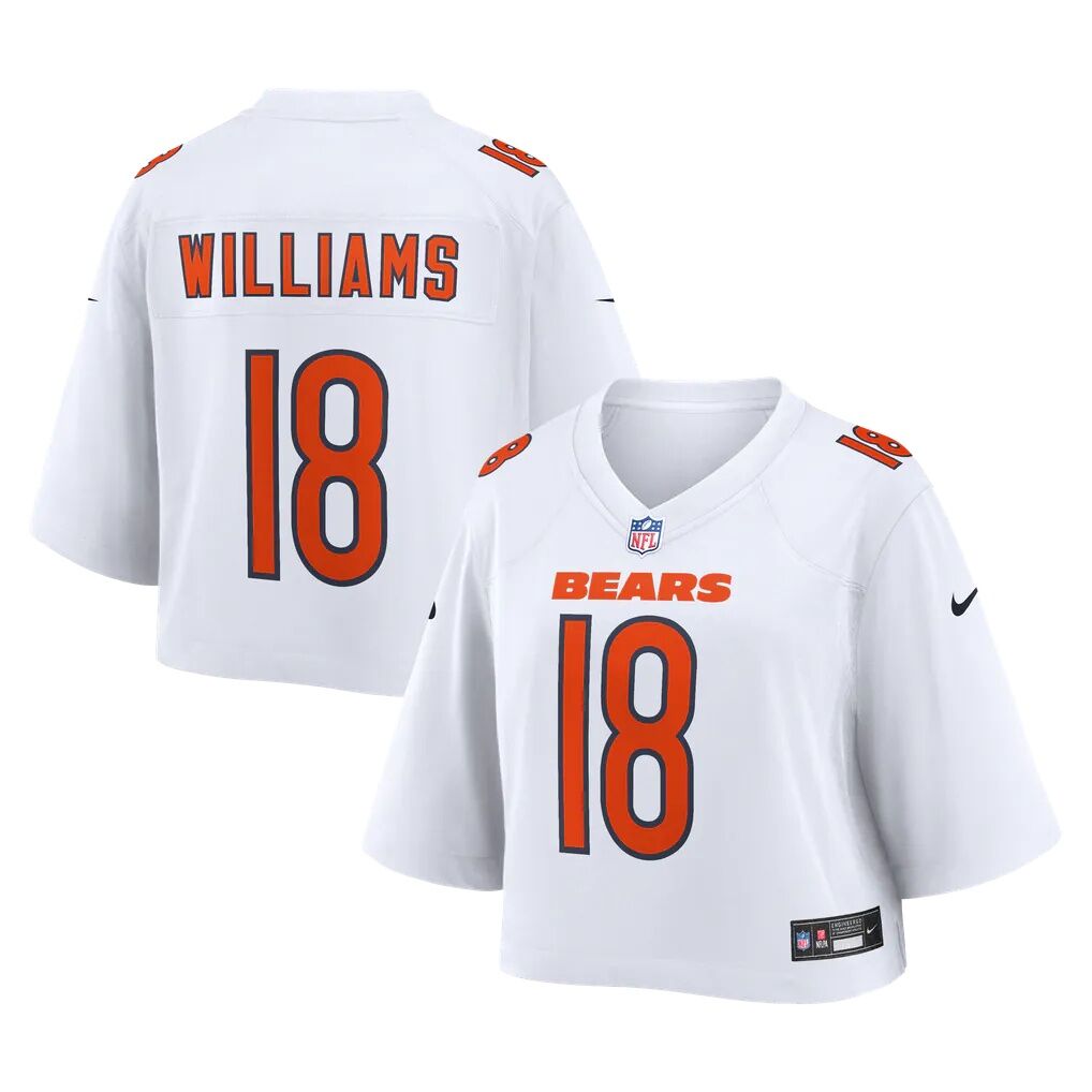 Caleb Williams Chicago Bears Nike Women's Cropped Fashion Game Jersey