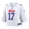 Josh Allen Buffalo Bills Nike Women's Cropped Fashion Game Jersey - White - Side View
