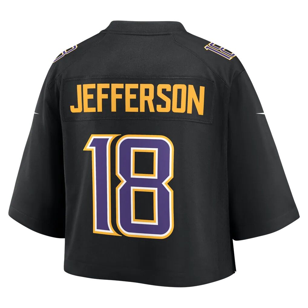 Justin Jefferson Minnesota Vikings Nike Women's Cropped Fashion Game Jersey