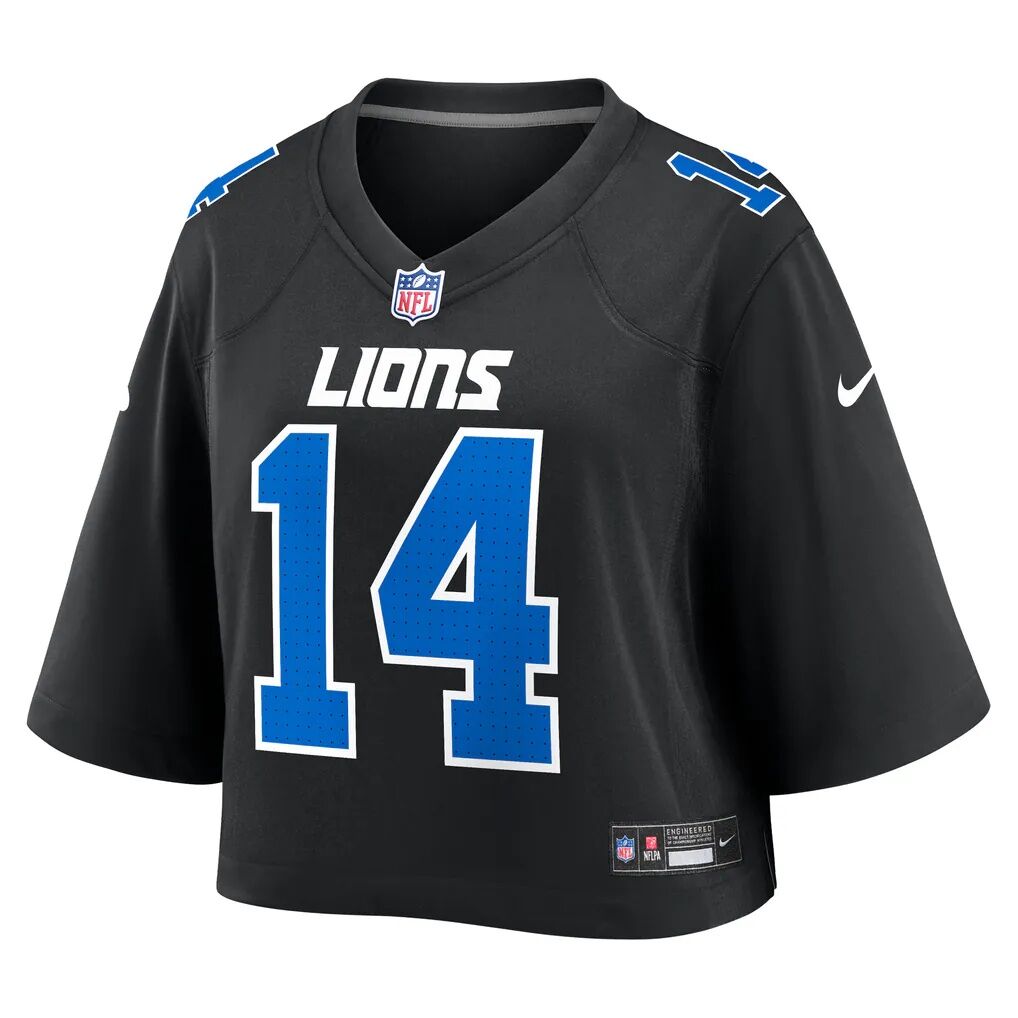 Amon-Ra St. Brown Detroit Lions Nike Women's Cropped Fashion Game Jersey