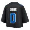 Jahmyr Gibbs Detroit Lions Nike Women's Cropped Fashion Game Jersey - Black - Alt1