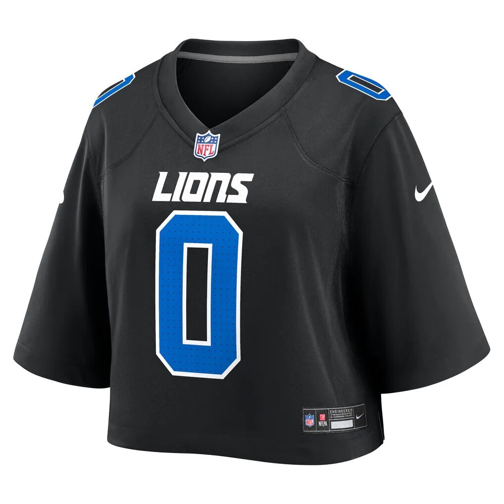 Jahmyr Gibbs Detroit Lions Nike Women's Cropped Fashion Game Jersey