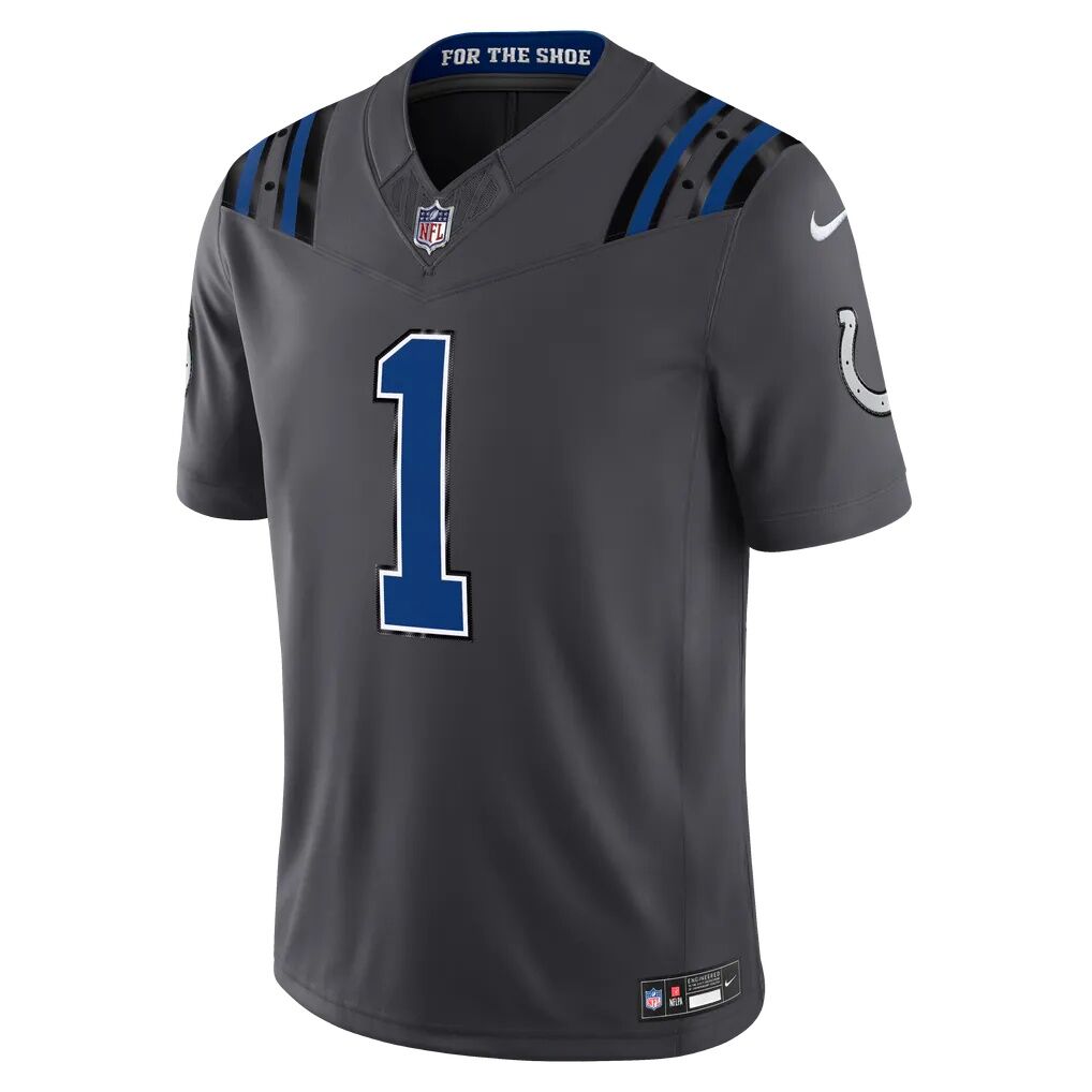 Ahmad Sauce Gardner Indianapolis Colts Nike 2026 Rivalries Collection Stitched Limited Jersey - Anthracite