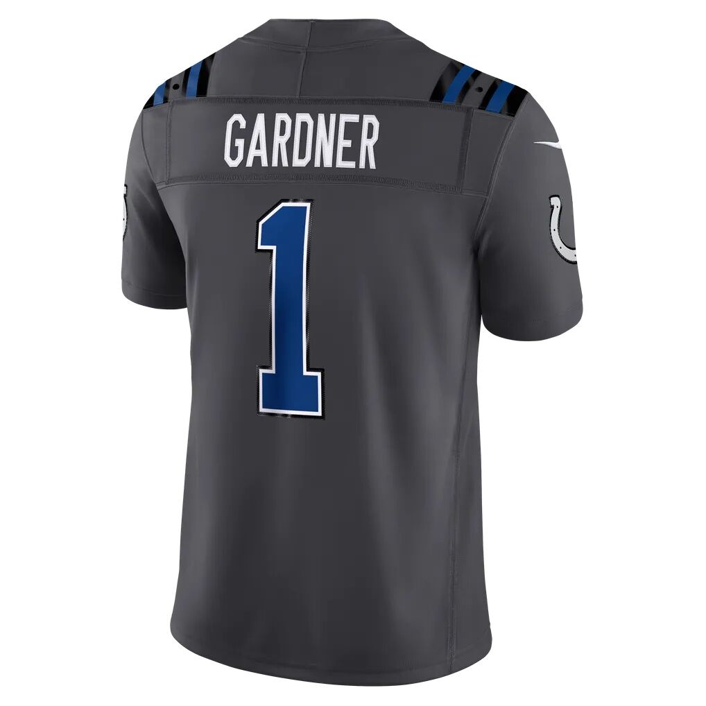 Ahmad Sauce Gardner Indianapolis Colts Nike 2026 Rivalries Collection Stitched Limited Jersey - Anthracite