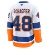 Matthew Schaefer New York Islanders Fashion7 Away Premium Jersey - White - Detail View