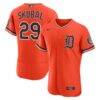 Tarik Skubal Detroit Tigers Nike MLB Awards Authentic Jersey - Orange - Front View