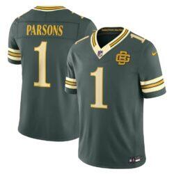Micah Parsons Green Bay Packers Nike 2026 Rivalries Collection Stitched Limited Jersey - Green - Front View