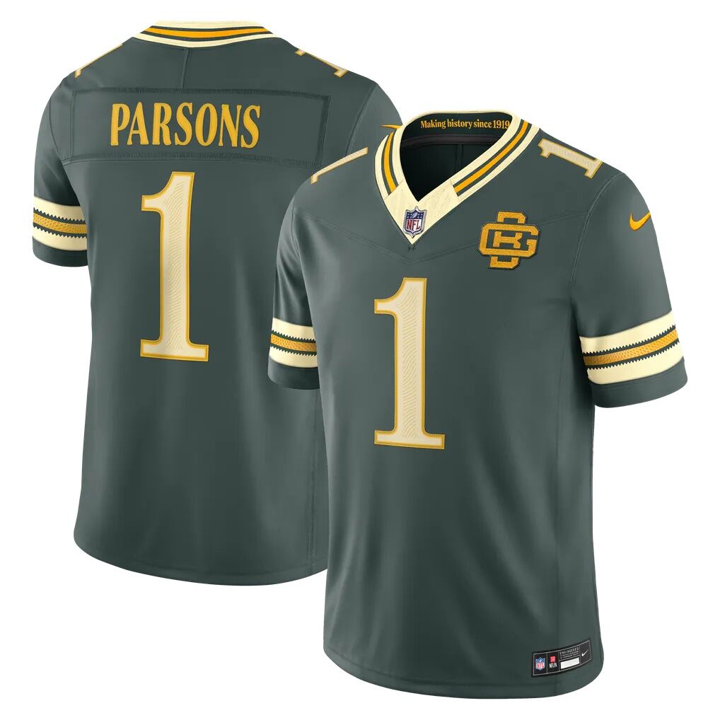Micah Parsons Green Bay Packers Nike 2026 Rivalries Collection Stitched Limited Jersey