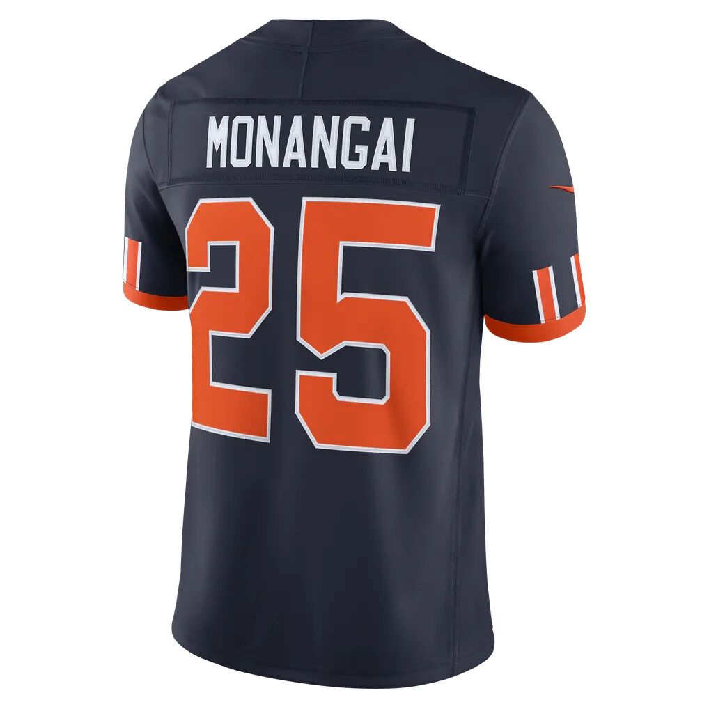 Kyle Monangai Chicago Bears Nike 2026 Rivalries Collection Stitched Limited Jersey