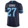 Eddie George Tennessee Titans Nike 2026 Rivalries Collection Stitched Limited Jersey - Navy - Detail View
