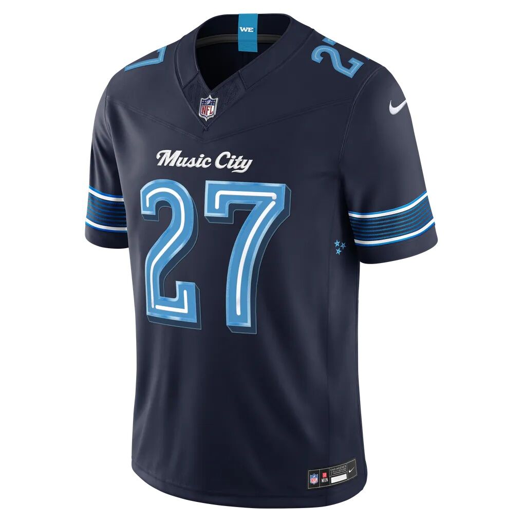 Eddie George Tennessee Titans Nike 2026 Rivalries Collection Stitched Limited Jersey