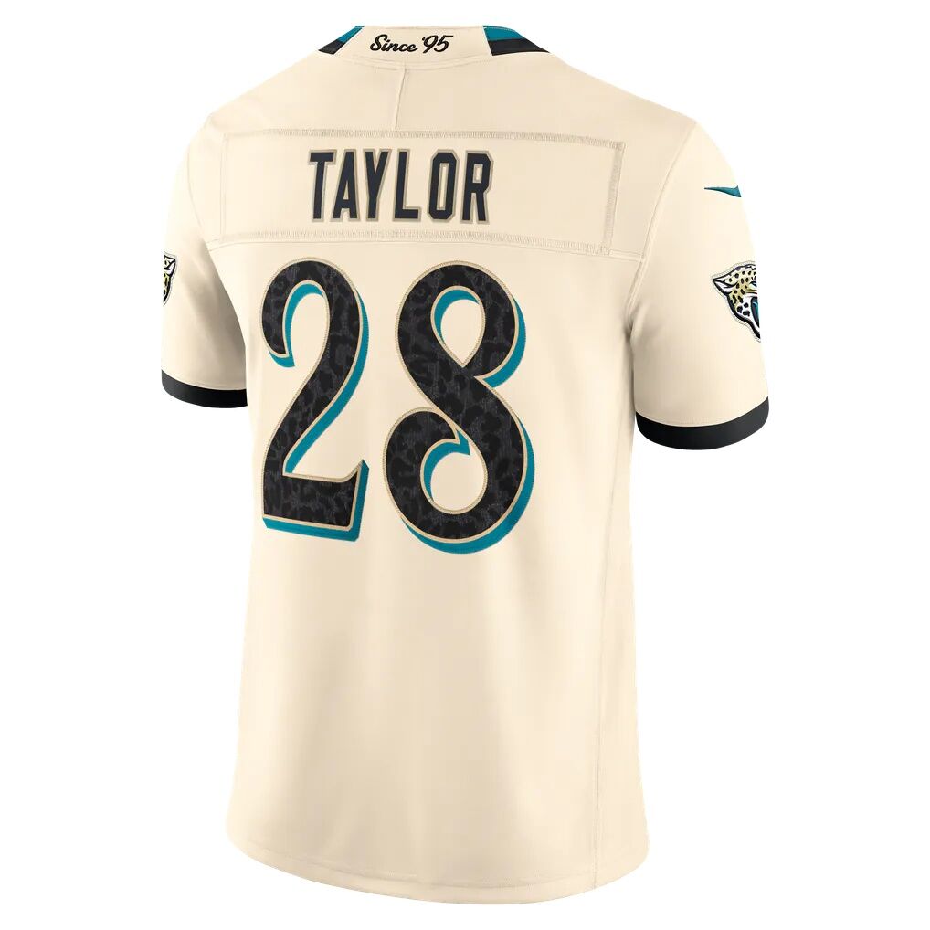 Fred Taylor Jacksonville Jaguars Nike 2026 Rivalries Collection Stitched Limited Jersey - Natural