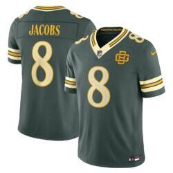 Josh Jacobs Green Bay Packers Nike 2026 Rivalries Collection Stitched Limited Jersey - Green - Front View