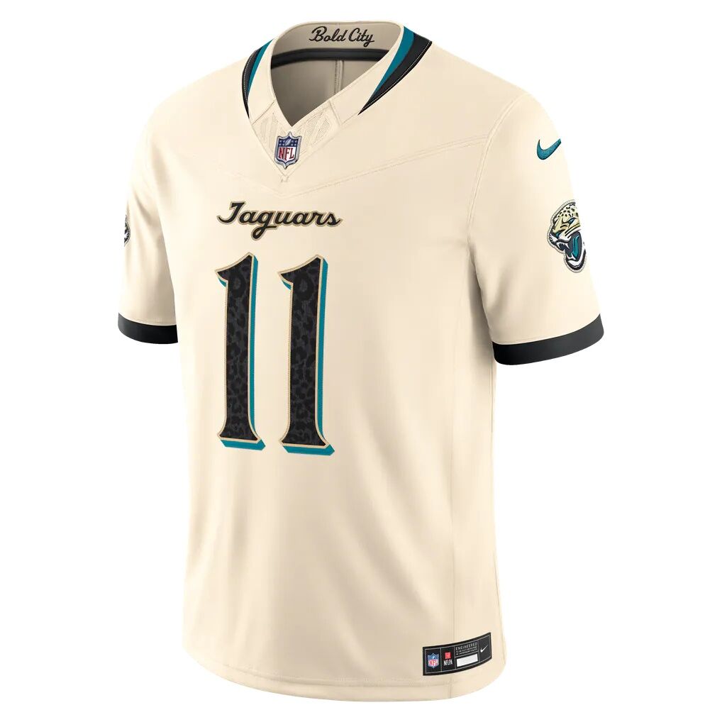 Parker Washington Jacksonville Jaguars Nike 2026 Rivalries Collection Stitched Limited Jersey - Natural