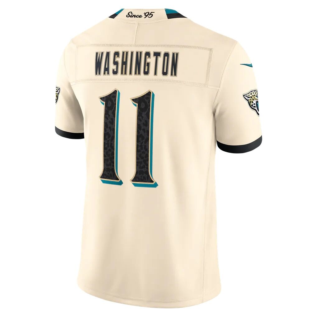 Parker Washington Jacksonville Jaguars Nike 2026 Rivalries Collection Stitched Limited Jersey - Natural