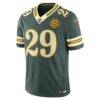 Xavier McKinney Green Bay Packers Nike 2026 Rivalries Collection Stitched Limited Jersey - Green - Back View