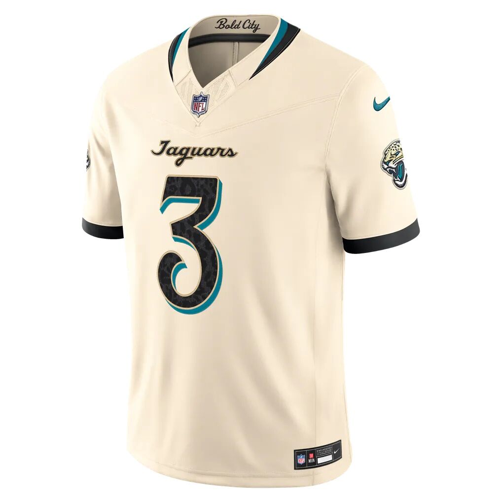 Jakobi Meyers Jacksonville Jaguars Nike 2026 Rivalries Collection Stitched Limited Jersey - Natural