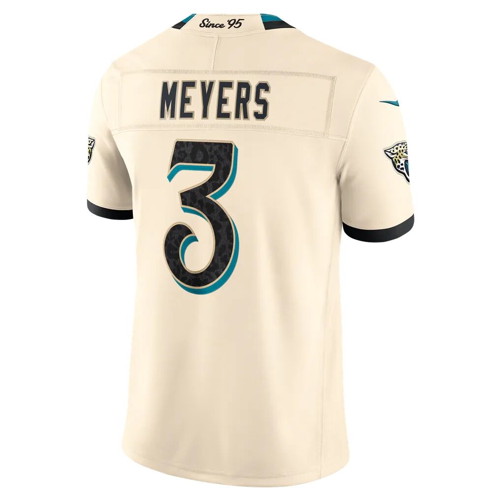 Jakobi Meyers Jacksonville Jaguars Nike 2026 Rivalries Collection Stitched Limited Jersey - Natural