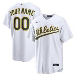 Athletics Nike Home Replica Custom Jersey