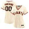 San Francisco Giants Nike Women's Home Replica Custom Jersey - Cream - Front View