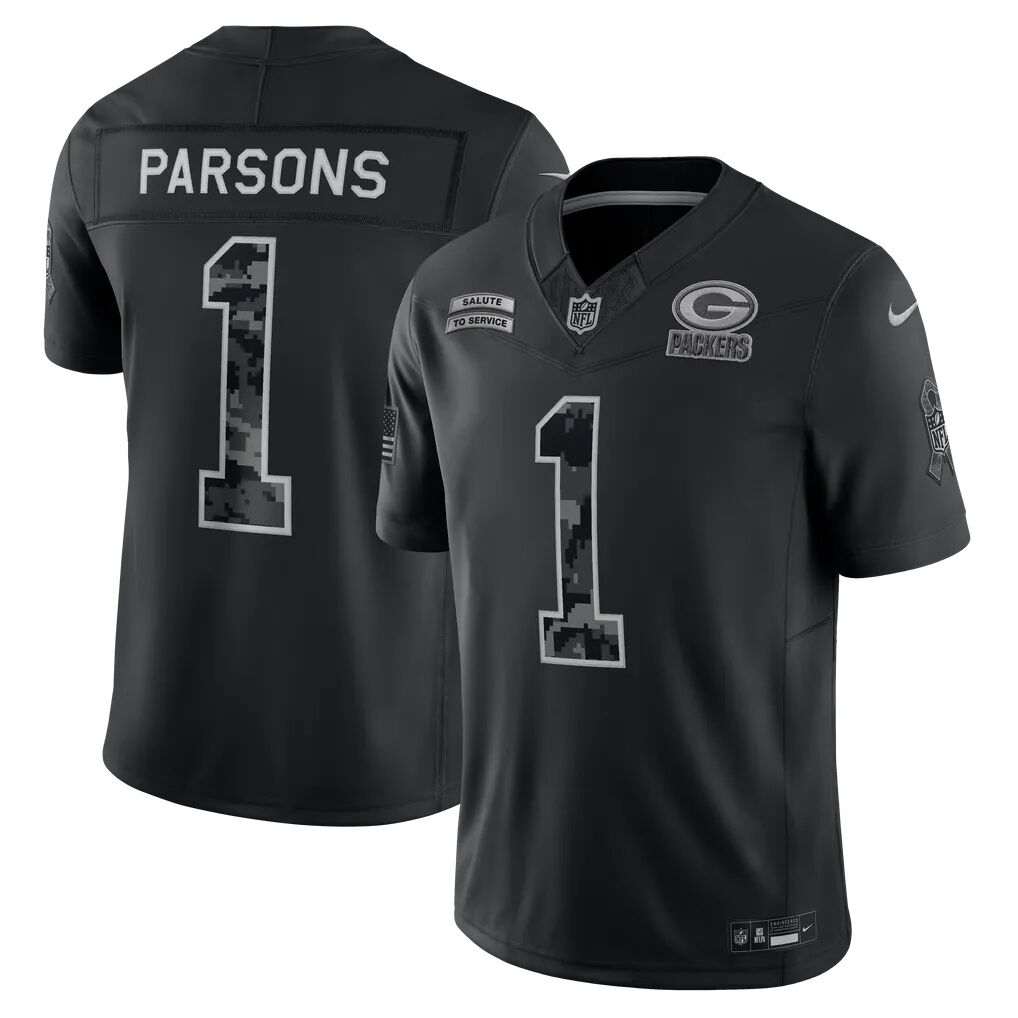 Micah Parsons Green Bay Packers Nike 2026 Salute to Service Stitched Limited Jersey