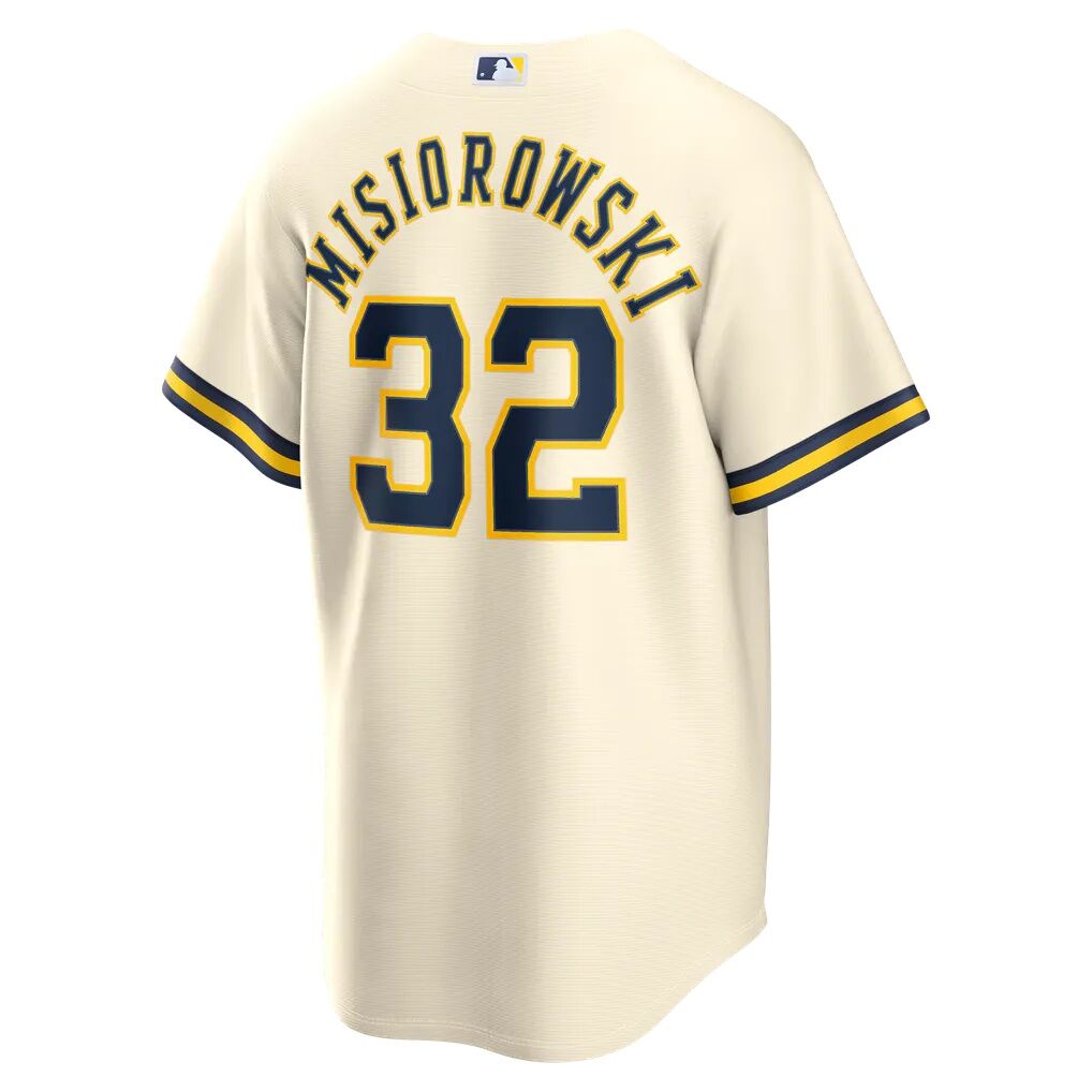 Jacob Misiorowski Milwaukee Brewers Nike Home Replica Jersey